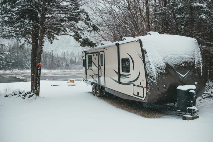 how to blow out camper water lines